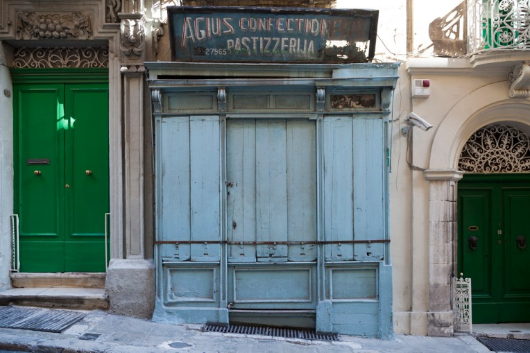 © Tony Blood - Agius Confectionary Pastizzerija, Shop Fronts. Valletta Malta, 25 August 2014