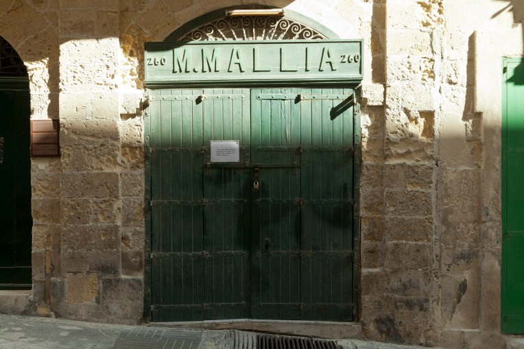 © Tony Blood - M. Mallia, Shop Fronts. Valletta Malta, 25 August 2014