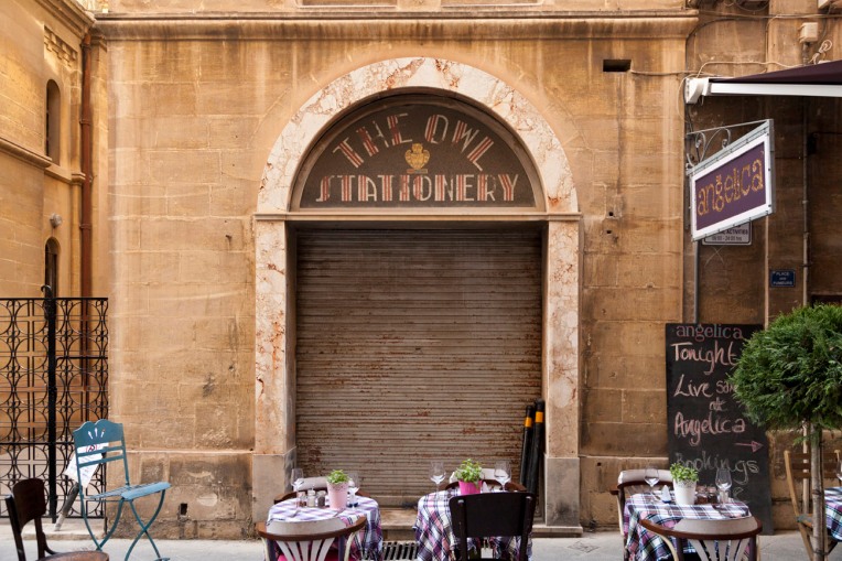 © Tony Blood - The Owl Stationery, Shop Fronts. Valletta Malta, 25 August 2014